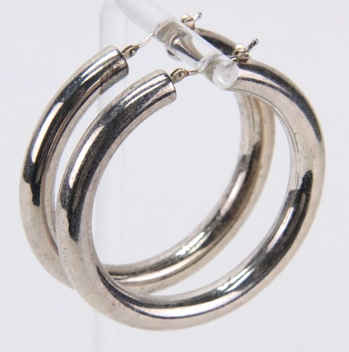 Sterling Silver Ladies Hoop Earrings