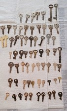Vintage Skeleton Keys Various Antique Lot Of 67 - Big And Small , Mixed Lot