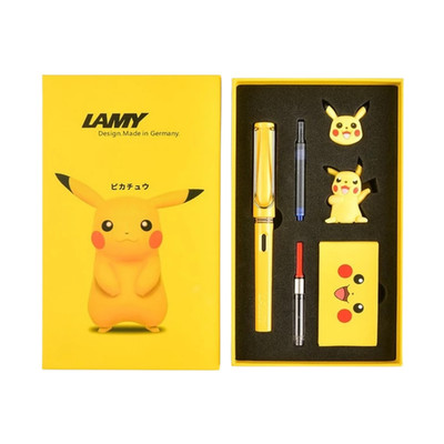 LAMY Pikachu Safari Pokemon Fountain Pen Limited Edition Fine F Nib