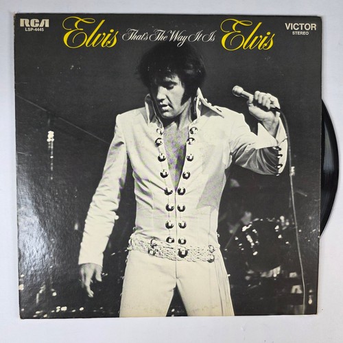 Elvis - That's The Way It Is LP Record 1970 RCA Victor Rock 33 RPM