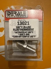 Derale Cooling 13021 -6AN x -6AN In-Line Fluid Thermostat 180 Degree [MSRP: $50]
