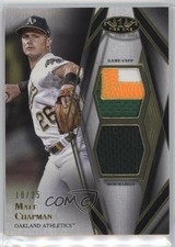 2022 Topps Tier One Relics /25 Matt Chapman #T2R-MC Dual Patch 0c3