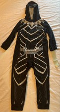 Boys Marvel Black Panther Pajama Set XS Black Gray