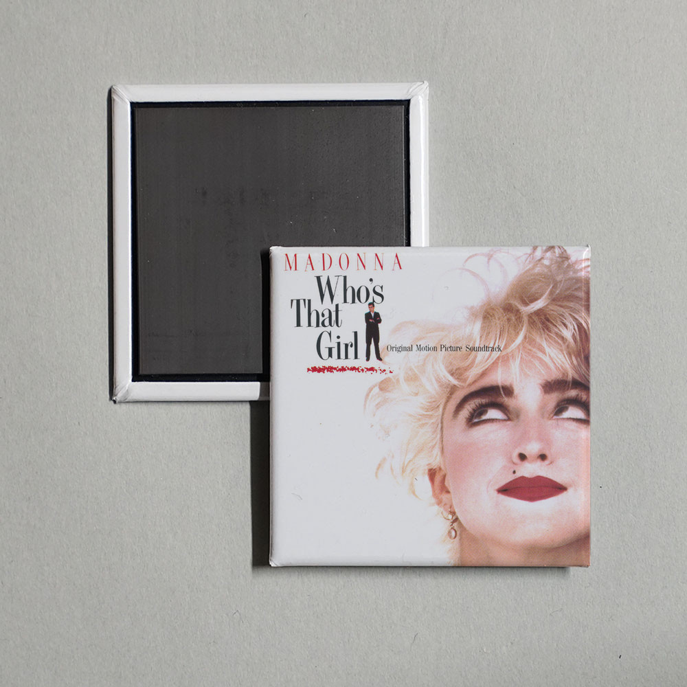 Madonna - Who's That Girl Soundtrack Album Cover Locker Fridge Magnet