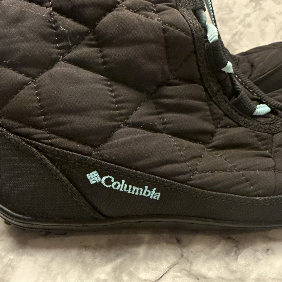 Botas de nieve Columbia Techlite Omni-Heat 200 gramos para mujer negras de piel sintética talla 7 Foto 4 de 4