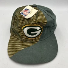 Vintage Green Bay Packers Drew Pearson Company NFL Gameday Snapback Hat Cap 90s