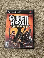 PS2 Guitar Hero III 3 Legends of Rock PlayStation 2 Complete w/ Manual & Tested