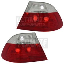 BMW 3 Series E46 Coupe 1998-2003 Outer Wing Rear Lamps Lights Pair Left & Right