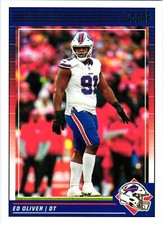 2024 Panini Score ED OLIVER 33 Buffalo Bills Football Trading Card
