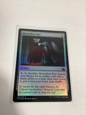 MTG Magic the Gathering Moonsilver Key Innistrad Midnight Hunt Foil UC ...