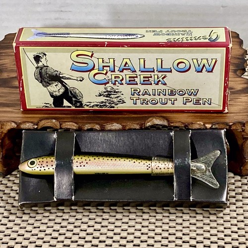 Shallow Creek Genuine Lure Pens - Rainbow Trout Pen NOS in Original Box - Picture 2 of 14