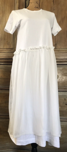 COMME DES GARÇONS FABULOUS WHITE DRESS s. M NWOT JAPAN