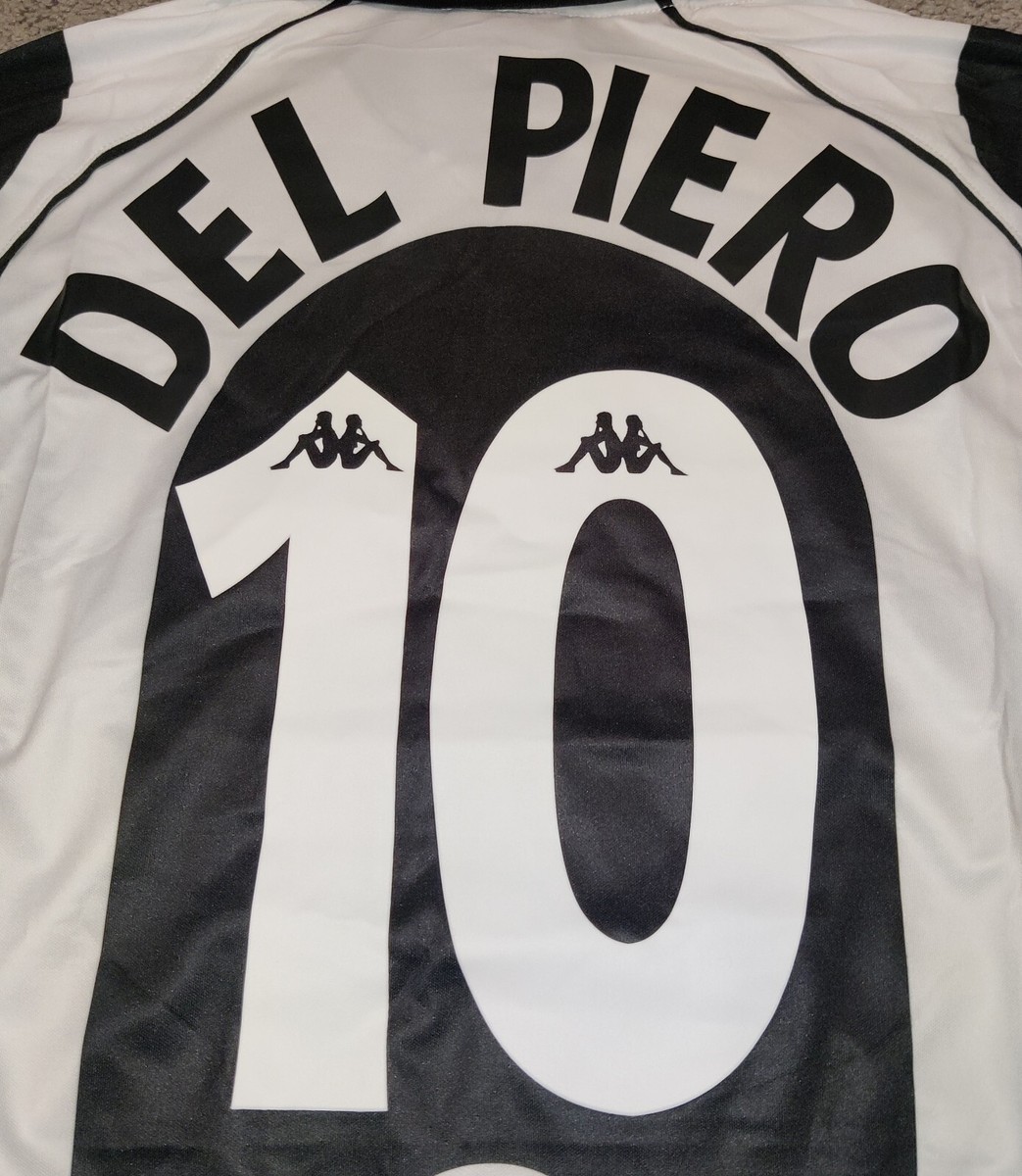 Juventus 1997/98 Del Piero 10 Kappa Home Soccer Football Juventus 1997/98 Del Piero 10 Kappa Home Soccer Football