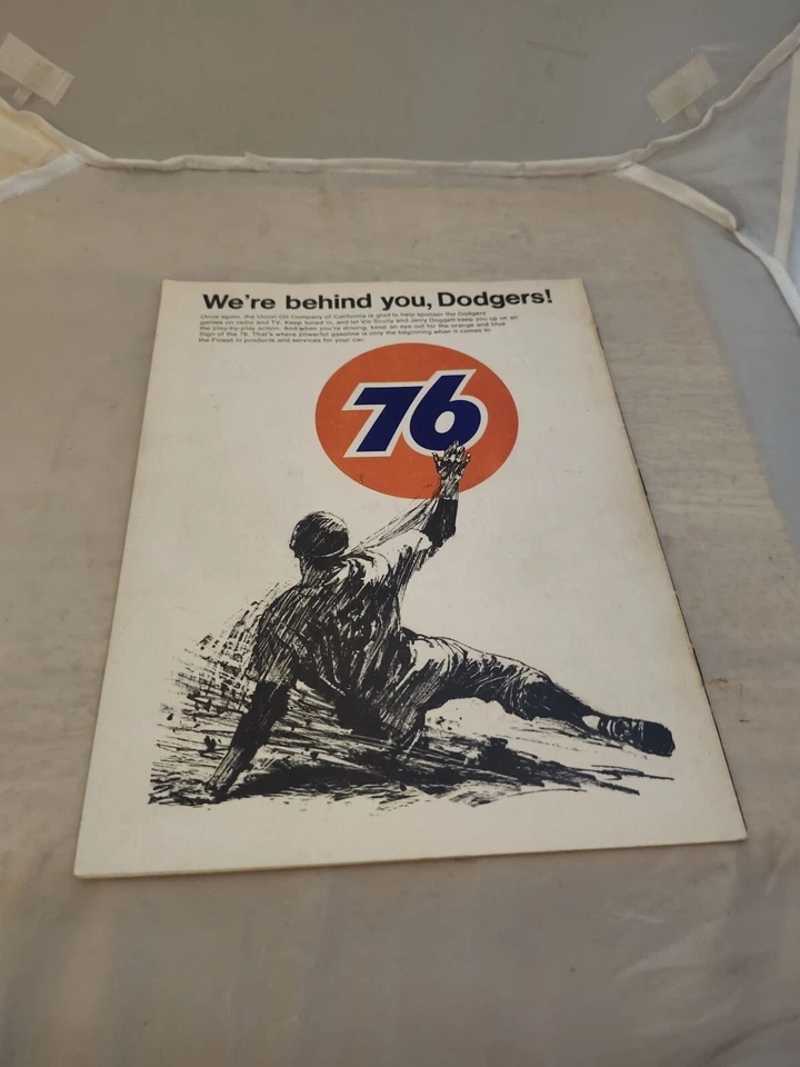 1968 AUGUST 28 DODGERS VS. CHICAGO CUBS GAME 2 DOUBLE HEADER - Image 2 of 3