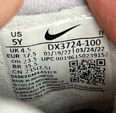 Size 5 (GS) - Nike Air Griffey Max 1 USA Retro Og 6.5W - DX3723