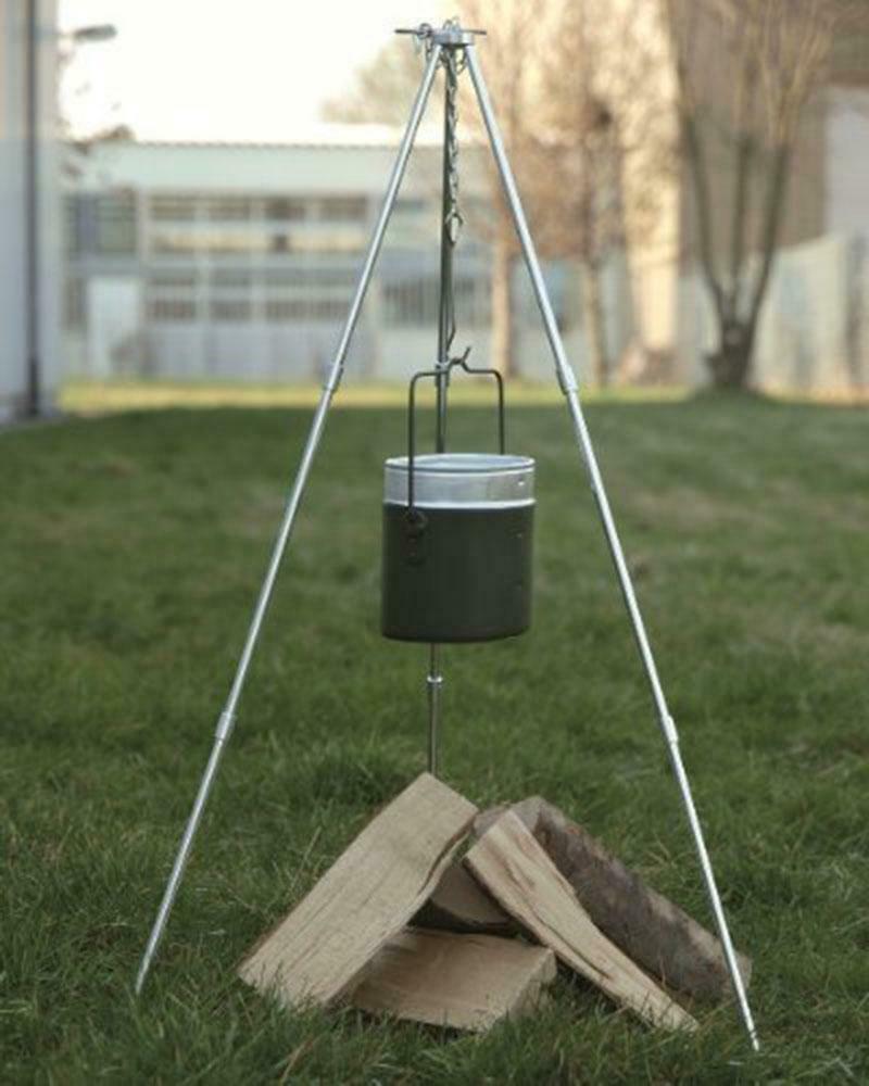 Mil-Tec Fire Cooking Tri-Pod Camping Bush Craft Airsoft Army Style