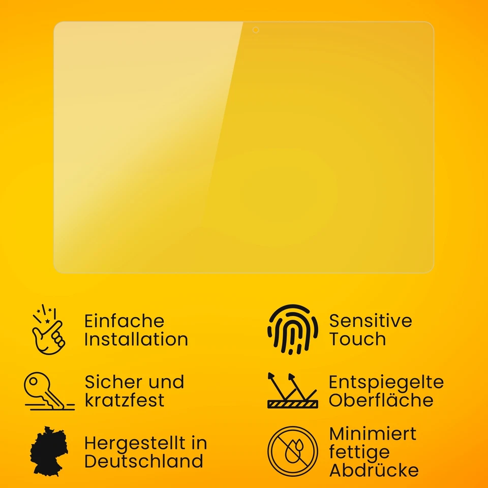 atFoliX 2x Displayfolie für Chuwi Hi10 Plus Schutzfolie matt&stoßfest Folie - Bild 3 von 4