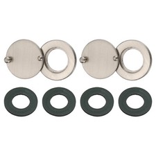 5/8" Peephole Cover,Rotating Door Peephole Protector for Security,Brushed Nickel