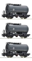 Spur H0 Roco 76005 3-Tlg. Set: Kesselwagen, Eva Neu Ovp