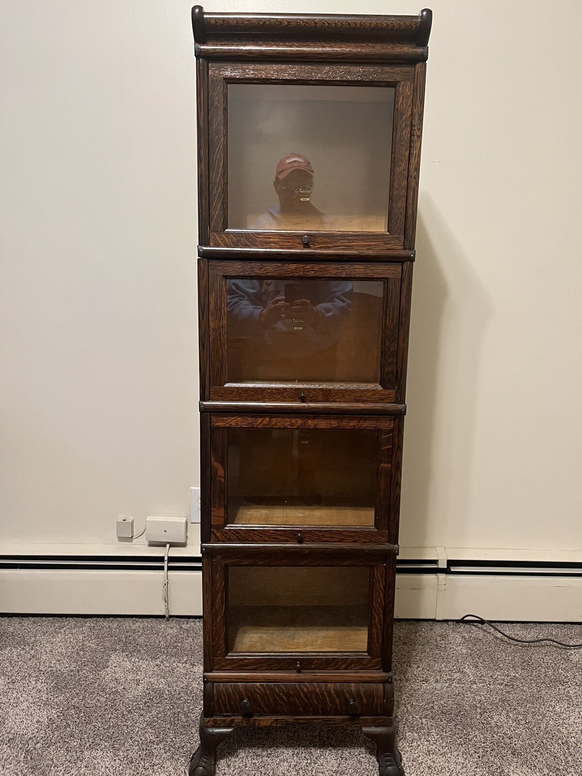 Antique Macey Half Size Barrister Bookcase eBay