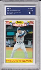 FREDDIE FREEMAN ROOKIE CARD Gem Mint (10) RC Baseball Braves 2011 TOPPS LINEAGE