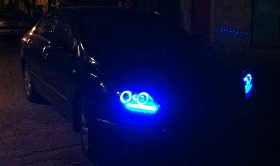 12"x48" Azul Oscuro Faros Coche Tinte Película Luz Trasera Cambio de Color Vinilo Adhesivo Foto 4 de 4