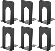 Metal Library Bookends Book Support Organizer Bookends Shelves Office