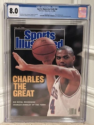 Charles Barkley Sports Illustrated Charles the Great Dec 1988 Newsstand CGC 8.0 - Image 1 of 2