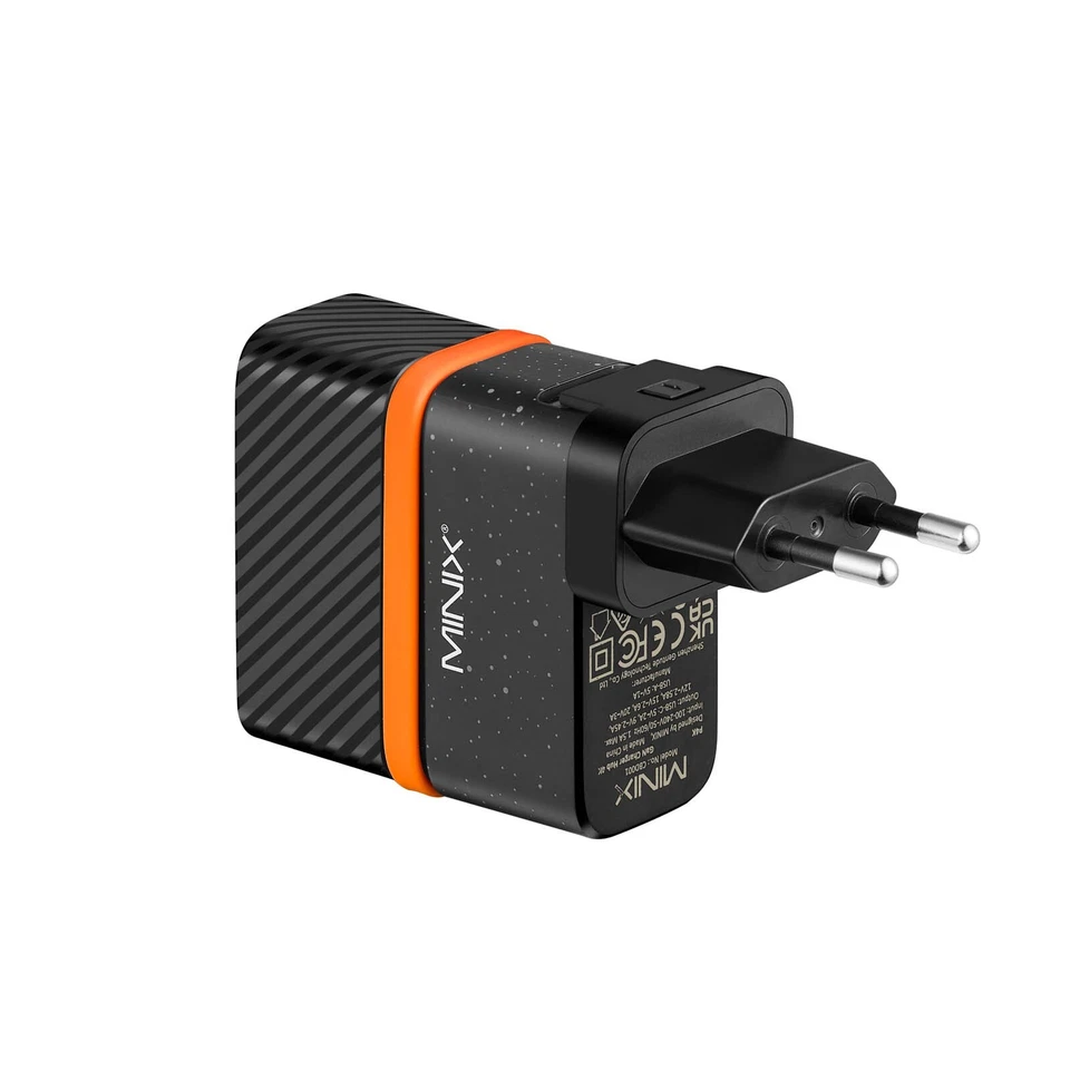 MINIX P4K 4K HDMI hub with 65W GaN charger 2*USB3.2 10Gbps travel adapter - Image 2 of 4