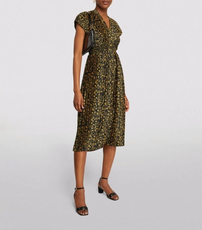 Sandro printed store midi dress