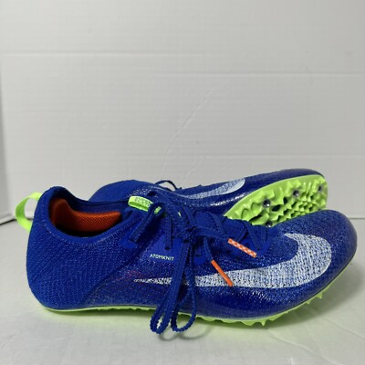 Nike Zoom Superfly Elite Racing Track Field W/ Spikes Blue Size  CD4382-400