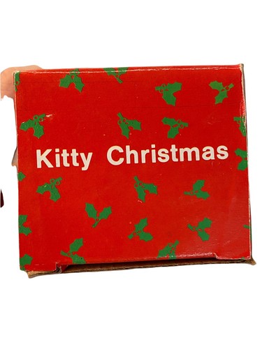 Kitty Christmas Ornament BLUE Star in Hand CCX203 By Carol Vintage NEW - Picture 7 of 7