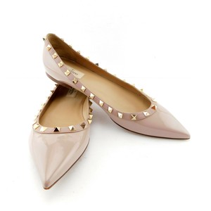 Valentino Talla 10 Beige Nude rockstud Con Tachas Ballet Zapatos sin Taco  41 EUR | eBay