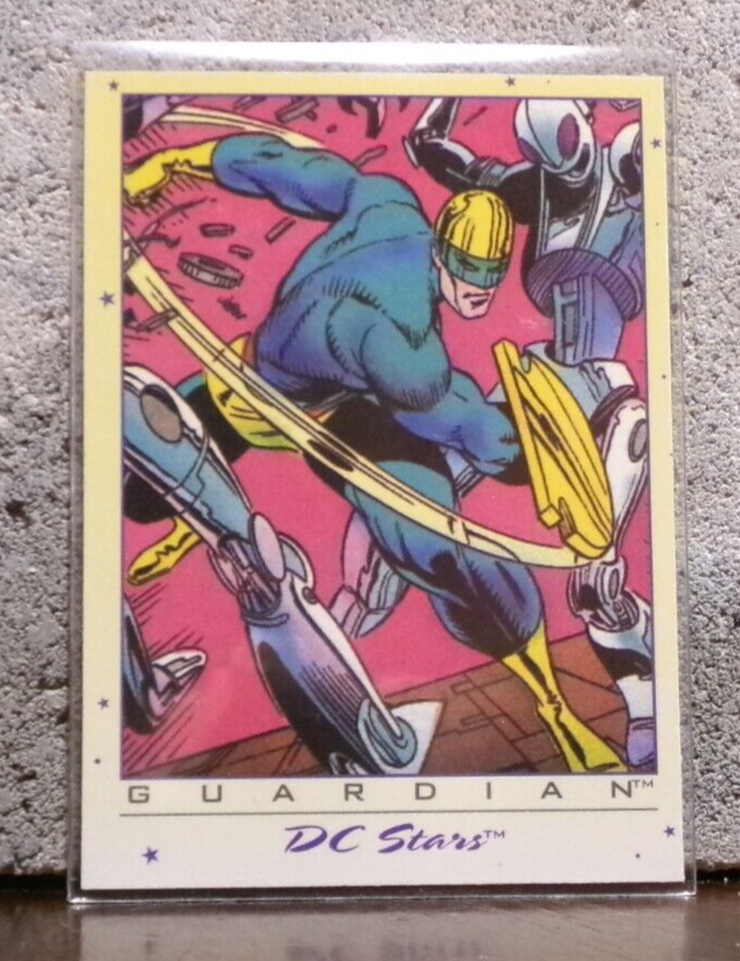 CARD STRAIGHT FROM PACK TO PENNY SLEEVE DC COMICS GUARDIAN DC STARS