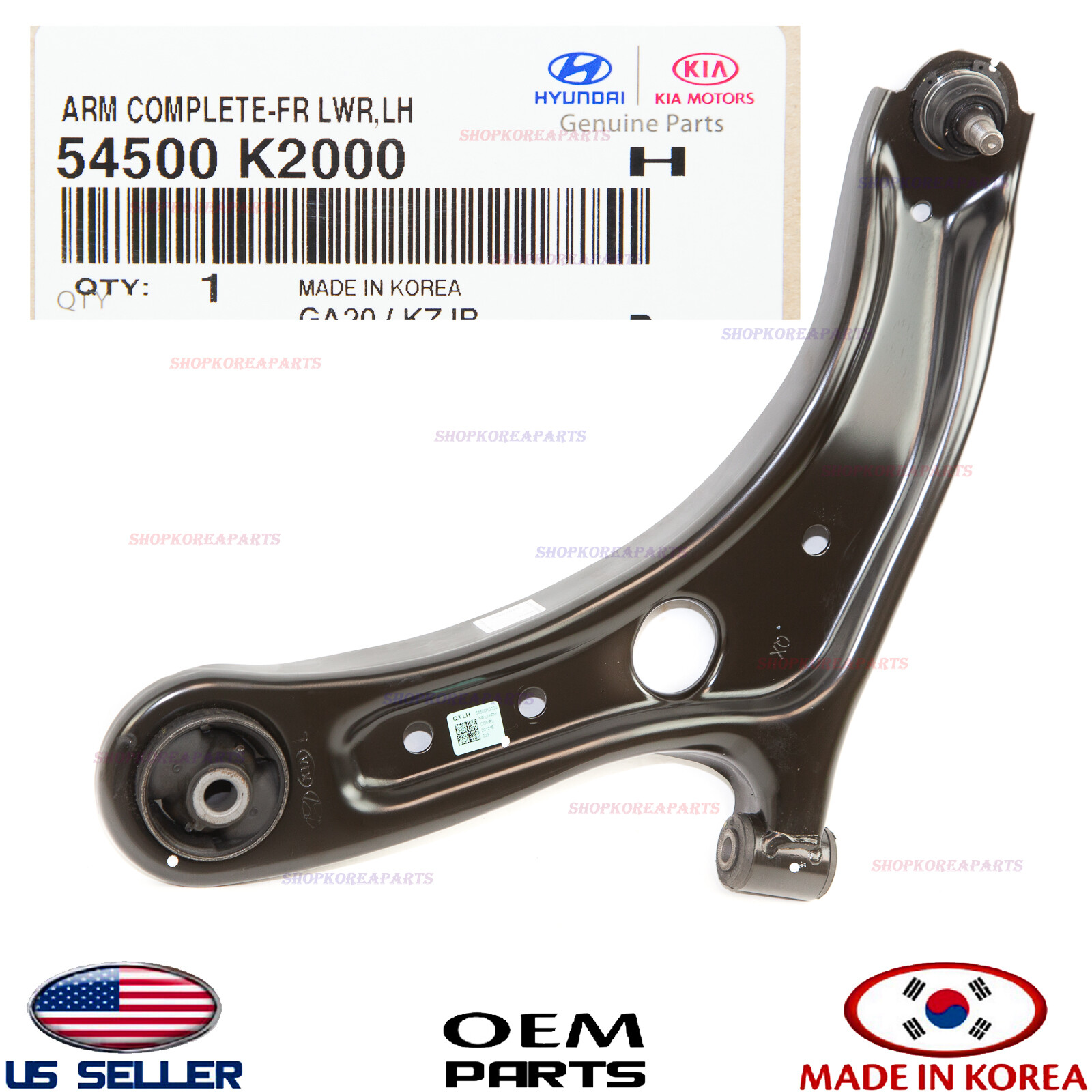 Genuine Front Lower Control Arm LEFT Driver Side ⭐OEM⭐ HYUNDAI VENUE 2020-2024