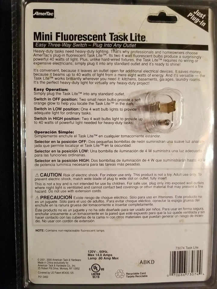 Mini Fluorescent Task Lite Foto 2 de 3