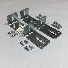 4 Jamb Bracket J-7 Garage Door w/ Lag & Track Bolt Quality Overhead Hardware #7