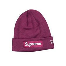 Supreme x New Era FW21 Box Logo Beanie Plum