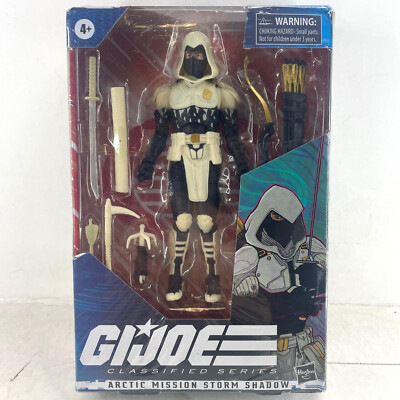 G.I. GI Joe Classified Series Arctic Mission Storm Shadow 6'' Figure Toy OPEN