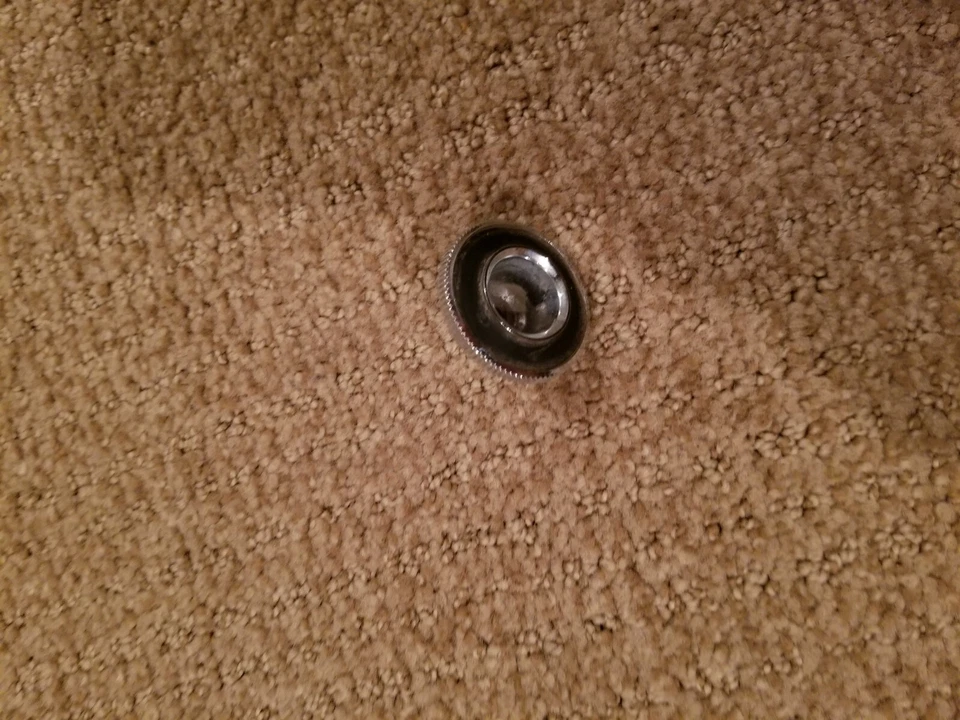 1970-1971 OEM FORD FAIRLANE TORINO CHROME INNER RADIO KNOB D0OA-18A932-A - Image 4 of 4