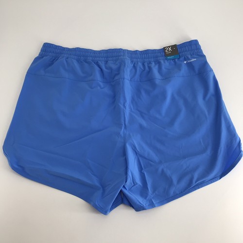 Columbia Shorts 2X Womens Plus Size Active Blue Bogata Bay Stretch Elastic Waist - Picture 5 of 8