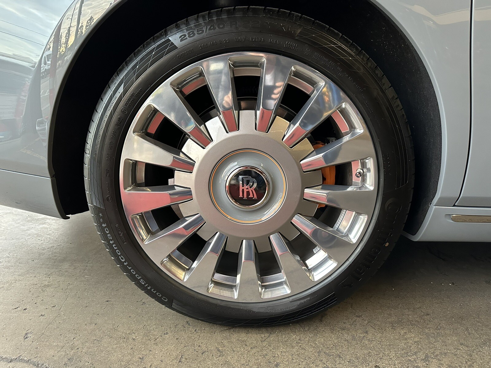 22” ROLLS ROYCE PHANTOM 8 WHEELS WHEEL & TIRE SET NEW OEM FACTORY