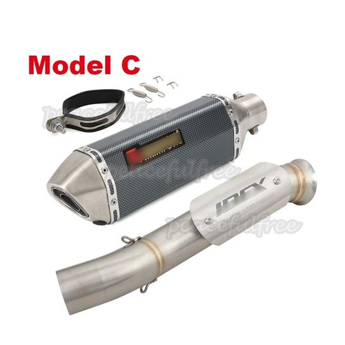 For CF-Moto Ibex 800 2025 Exhaust System Muffler Mid Link Pipe Slip On 51mm Tips - Bild 5 von 13