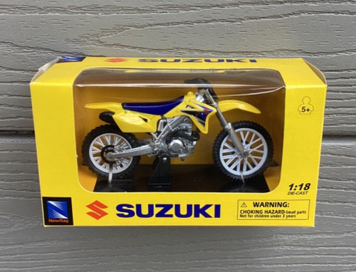 NEW-RAY 1/18 2007 SUZUKI RM-Z450 MOTORCYCLE DIE CAST W/ PLASTIC PARTS 01273 NIB - Picture 5 of 23
