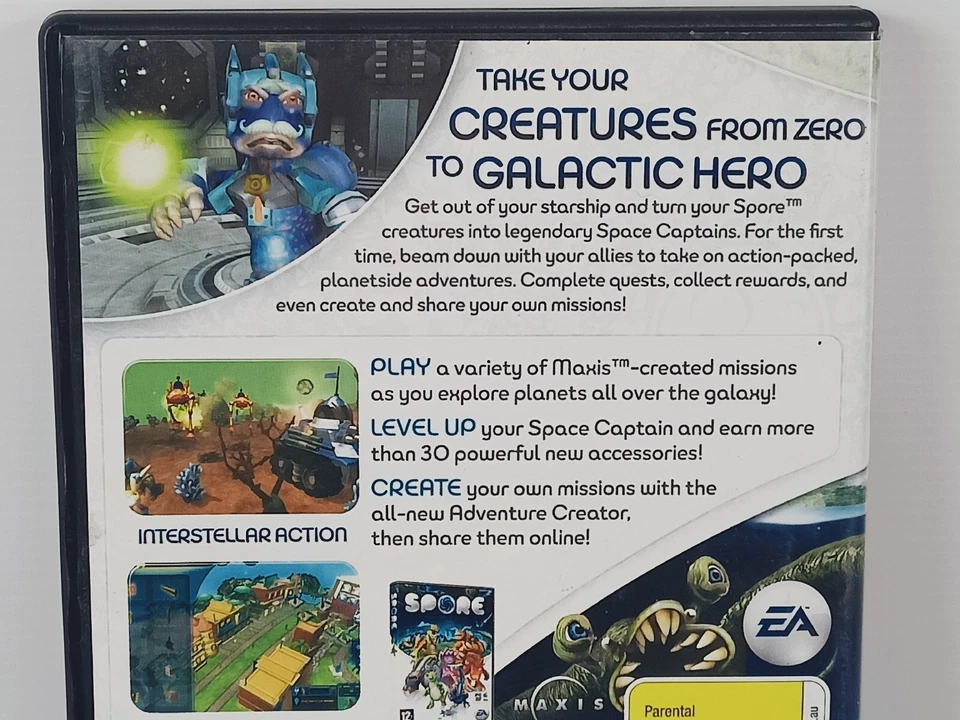 Spore: Galactic Adventures Expansion Pack for PC / Mac + Manual 2009 EXC - Image 3 of 4