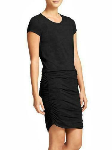 Athleta Tee Shirt Dress Womens Black 