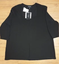 Antthony Studio black womens top sz 2xl
