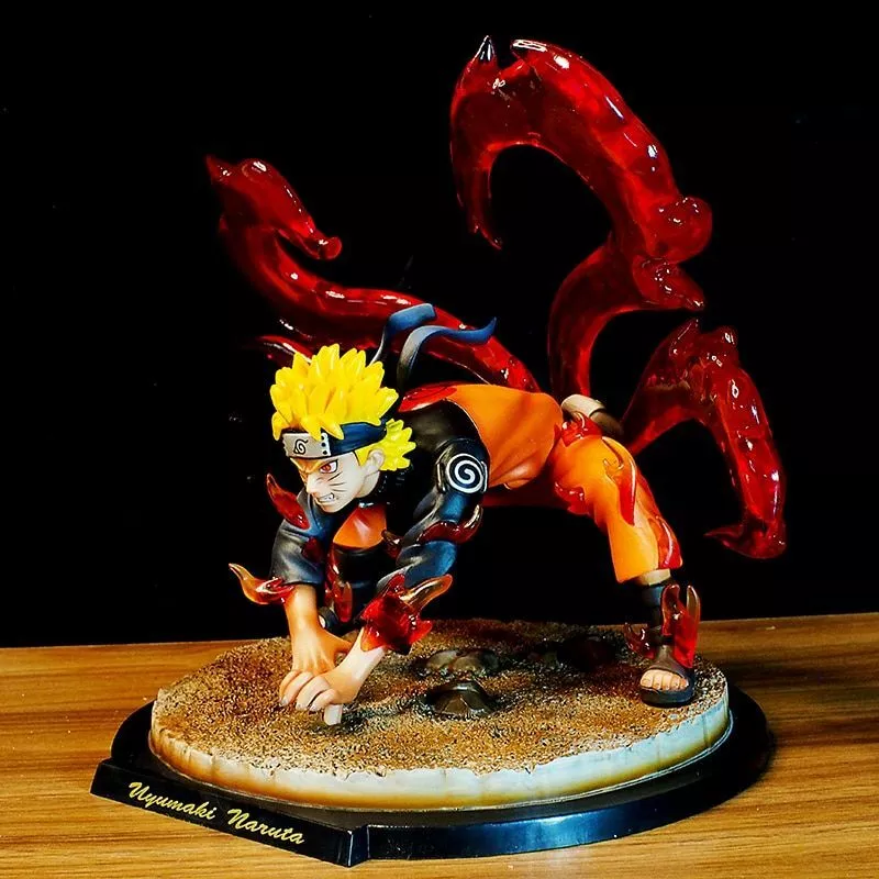 Naruto Uzumaki Kurama Kyuubi Renard à neuf queues Figurza doux en