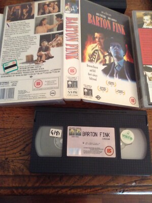 VHS BARTON FINK JOEL & ETHAN COEN JOHN TURTURRO HOHN GOODMAN 1991 