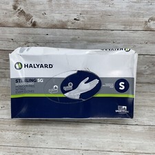 Halyard Sterling SG Nitrile Exam Gloves 1 Dented Box Size: SMALL Exp: 09/26